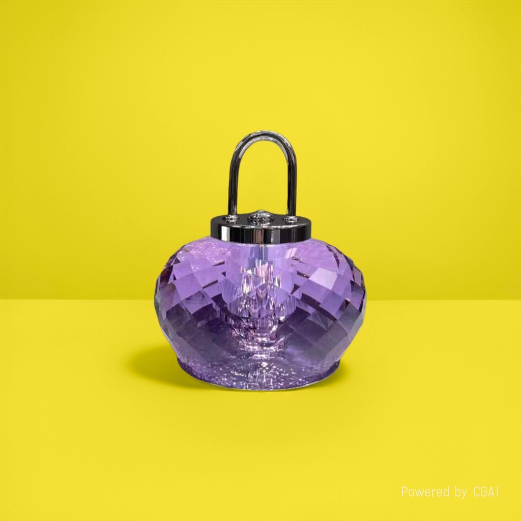 水晶/水晶内雕摆件/水晶工艺/紫水晶/施华洛世奇细节图