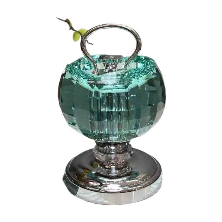 翡翠明辉创家2026新款水晶灯具跨境新品紫色灯创意桌面台灯桌面小夜灯