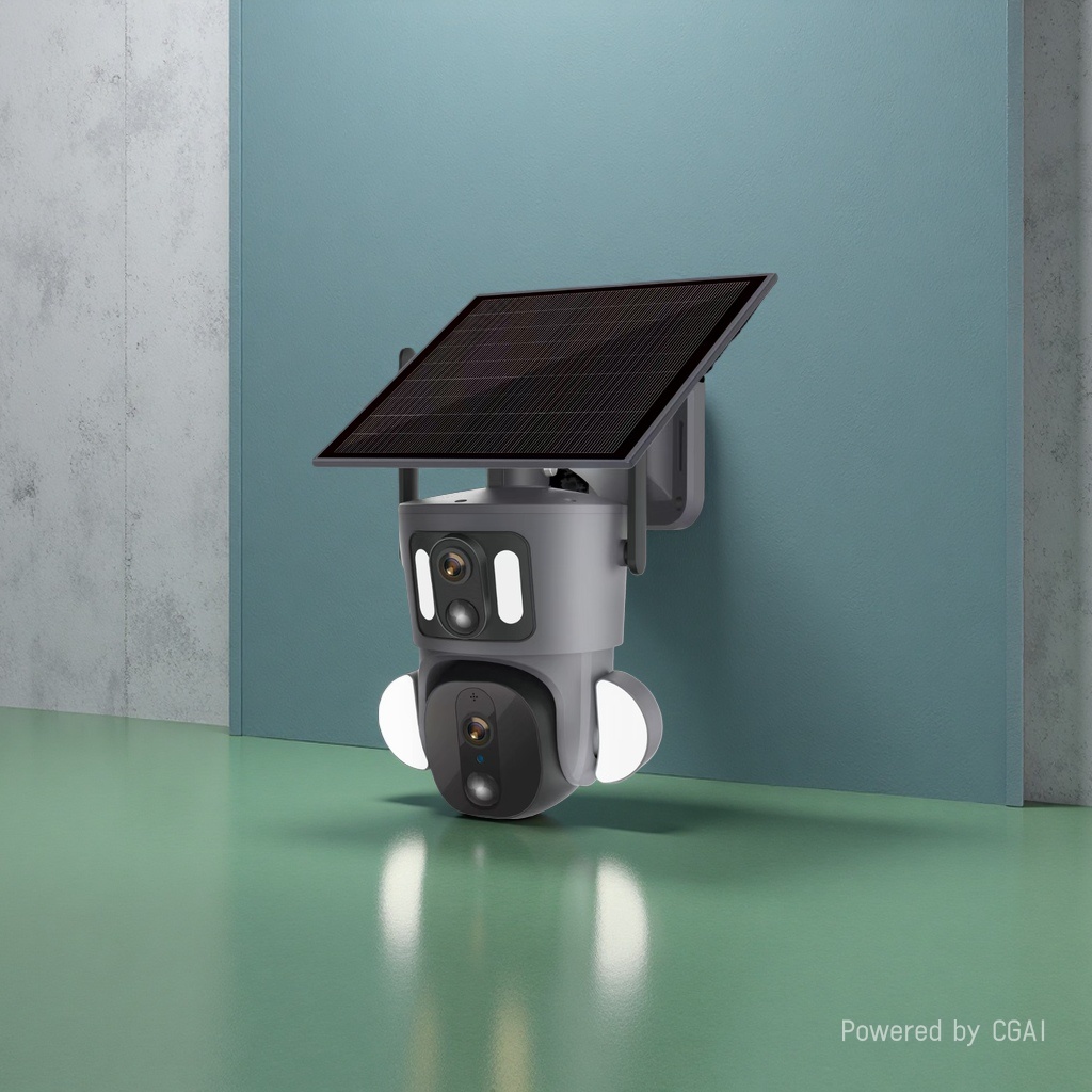 4G Low power consumption of gun ball SOLAR SMATR PTZ CAMERA details Picture