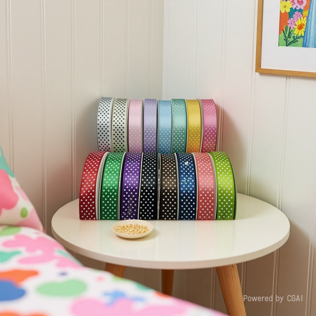 织带/书边带/织带印花/笃头布/缎带色丁细节图