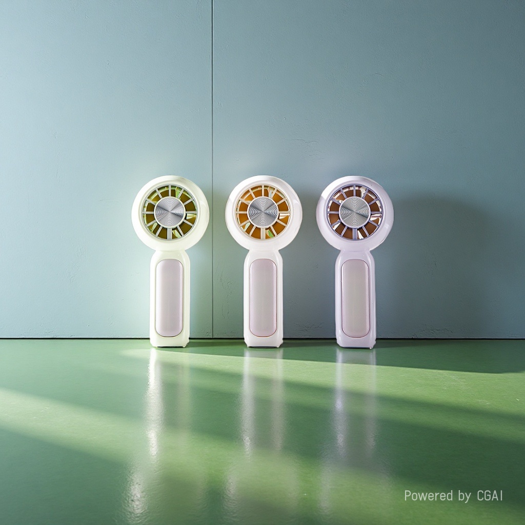 睿旺科技冰锤风扇便携式迷你手持扇冷风扇手持风扇F72紫色