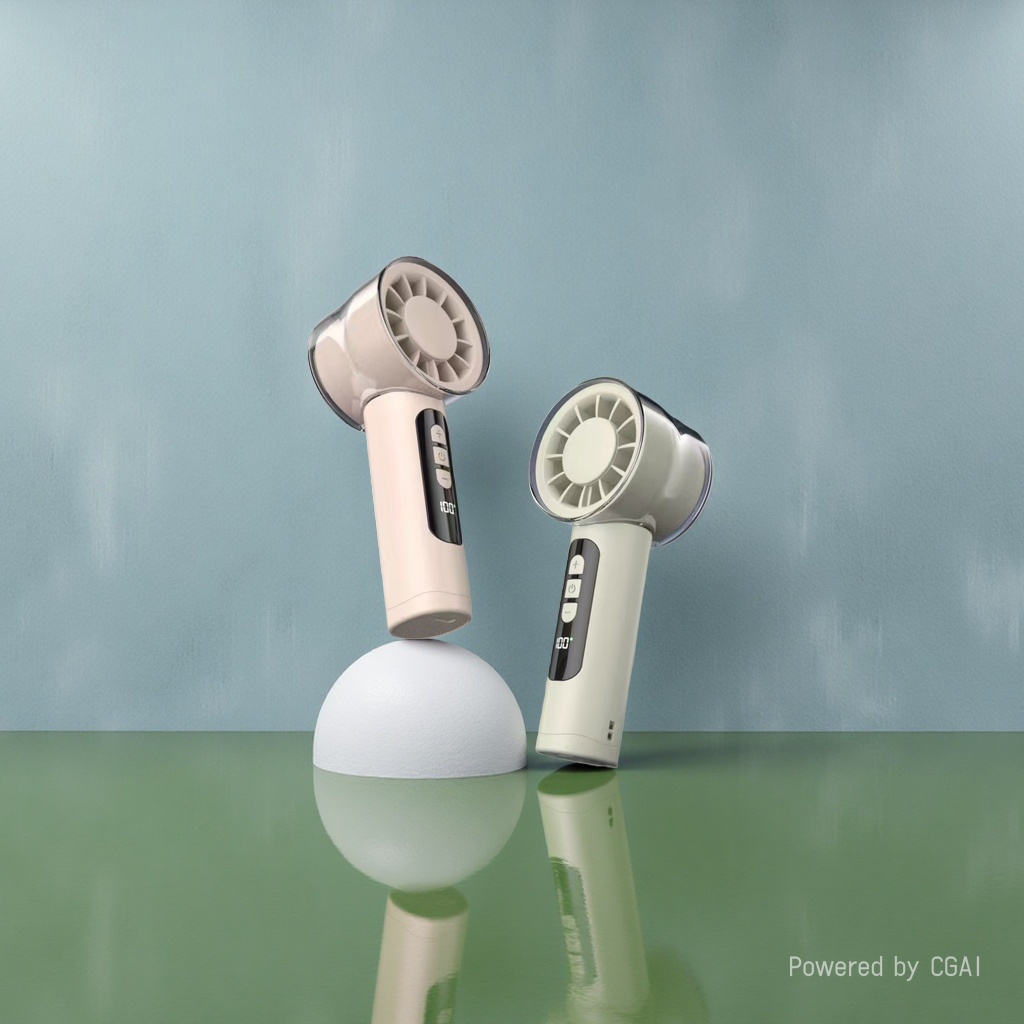 睿旺科技锂电池风扇便携式迷你手持扇冷风扇手持风扇DM-80粉色