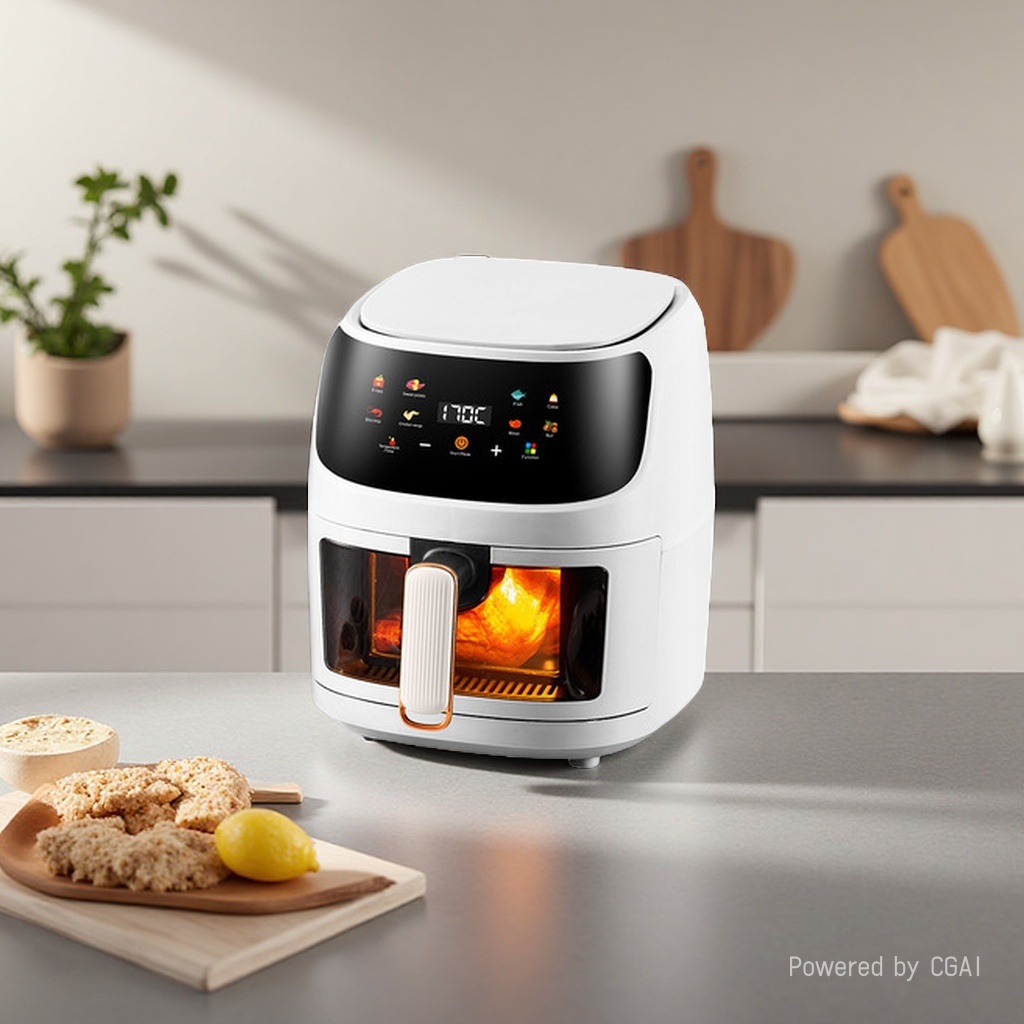 家用电炸锅实物图