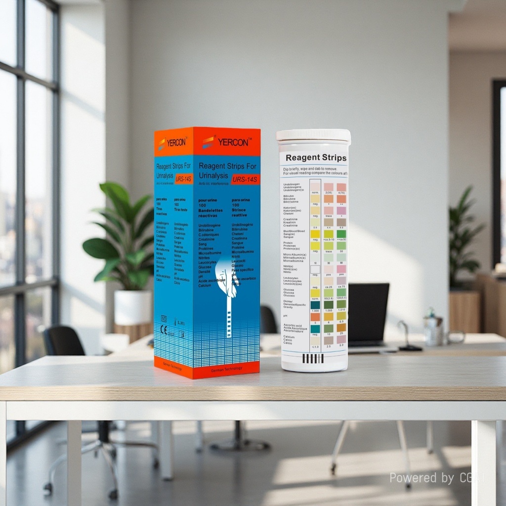 Medical testing supplies: urine test strips, hiv rapid test strips, urine sugar, urine ketone body weight loss, urinary tract infection, kidney disease, liver and gallbladder disease details Picture