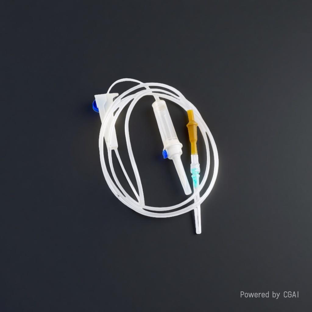 Medical infusion set, disposable sterile injection infusion device, medical standard model AG pic 2
