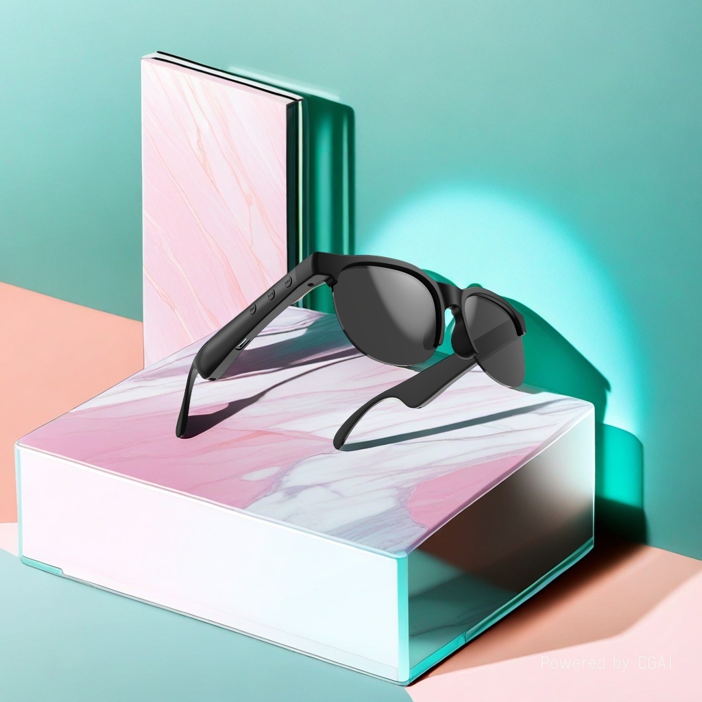 SENZHEN smart Bluetooth glasses, AI multi-functional, comfortable for listening to music, answering calls and translating Specification image