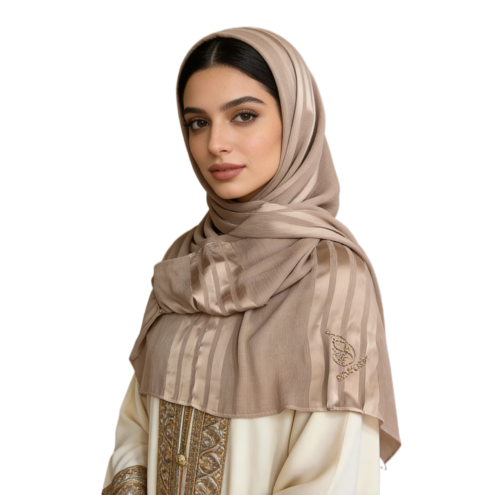 围巾棉麻/红围巾/围巾/穆斯林头巾/世界杯围巾白底实物图