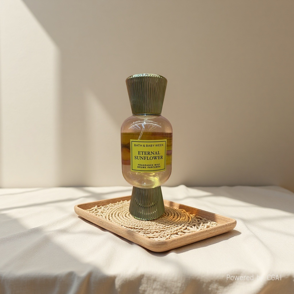 Perfume bottle ETERNAL SUNFLOWER fragrance spray woody floral fresh long-lasting fragrance details Picture