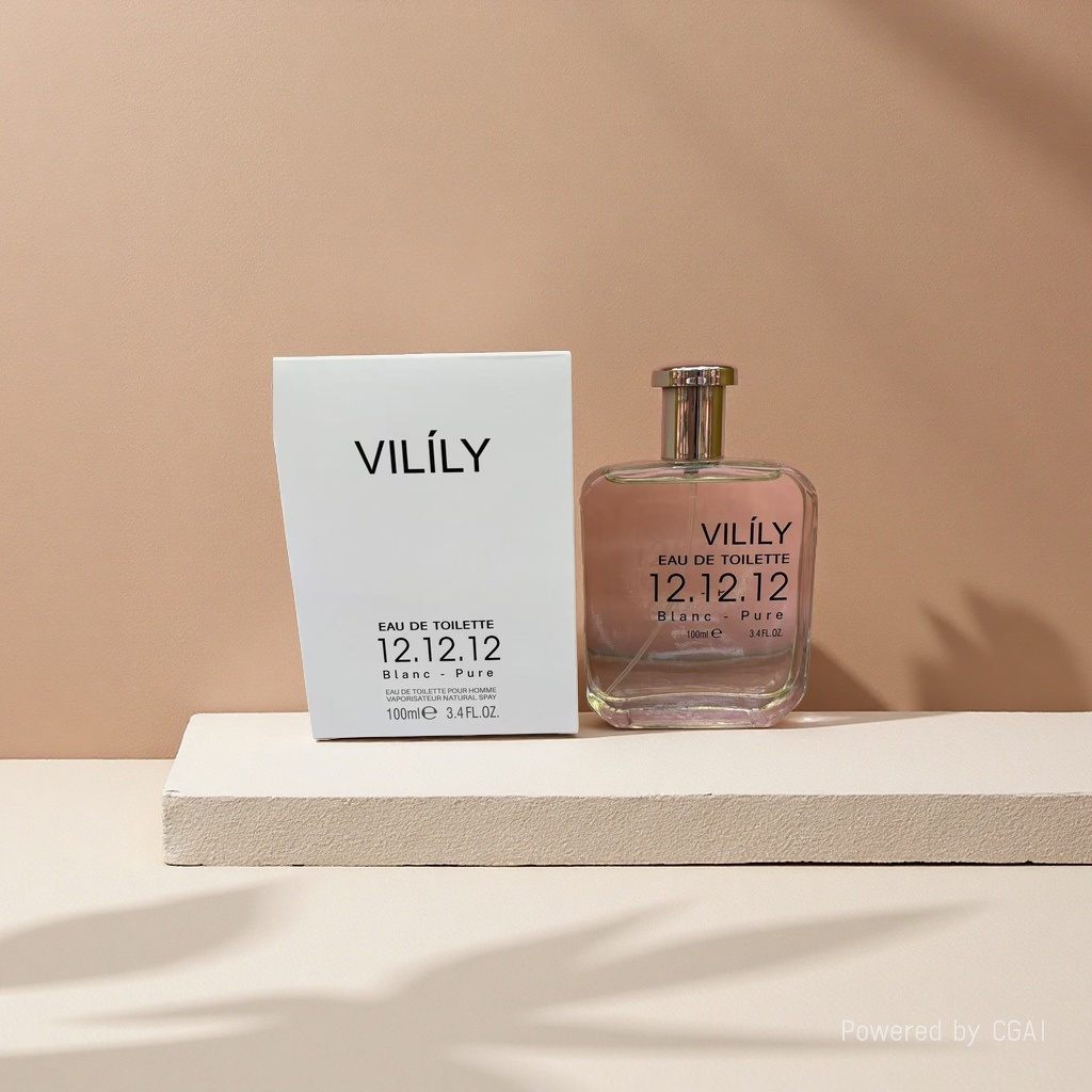 VILÍLY 12.12.12 Blanc 六角六棱玻璃瓶香水空瓶软木塞罐