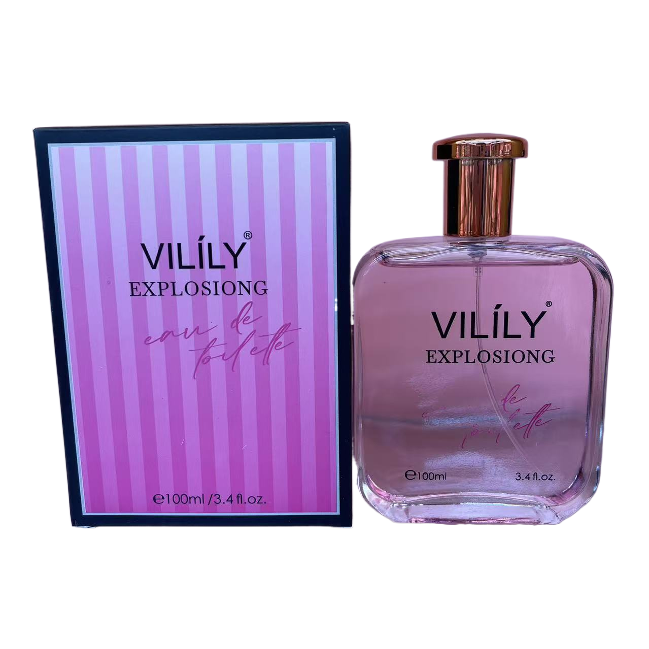 VILÍLY EXPLOSIONG香水瓶包装盒其他香水礼盒装白底实物图