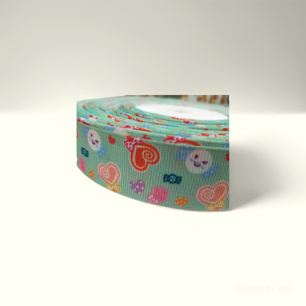 Yuhe webbing, polyester webbing, ribbed webbing, satin webbing, gauze webbing, heat transfer printing, digital printing, sample customization Item Picture