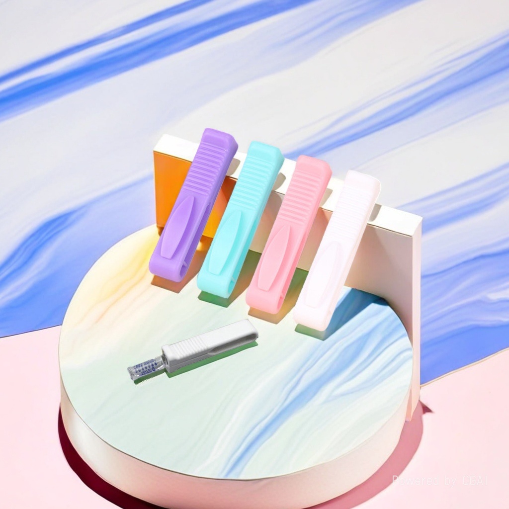 Nurse's little helper: A plastic bottle opener for breaking ampere bottles. The ampere bottle opener can be customized in color Specification image