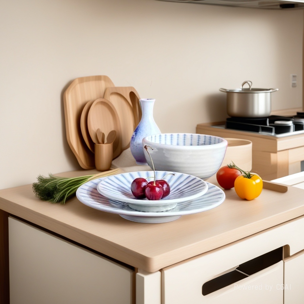 陶瓷餐具套装实物图