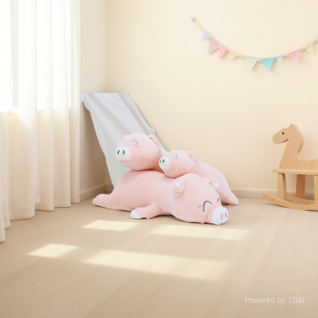 Wholesale pink piglet plush toys, dolls, plush pillows, direct sales from the manufacturer Application Scenario