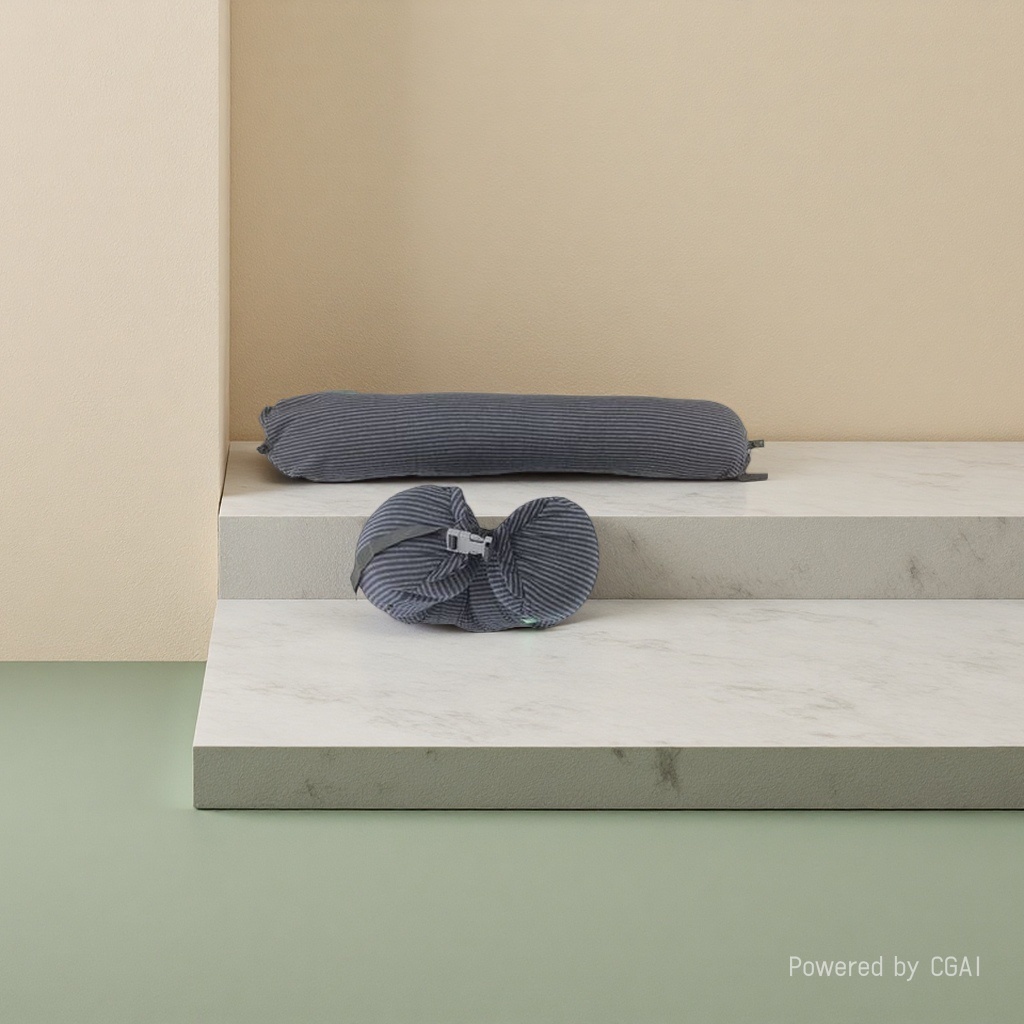 The cervical pillow, memory foam neck pillow and eye mask combination set is comfortable and breathable for sleep assistance Specification image