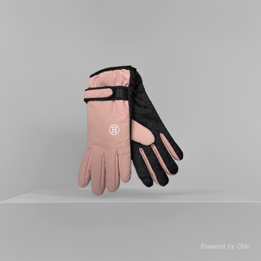 Student cartoon cycling gloves, adult motorcycle rubber warm gloves Application Scenario