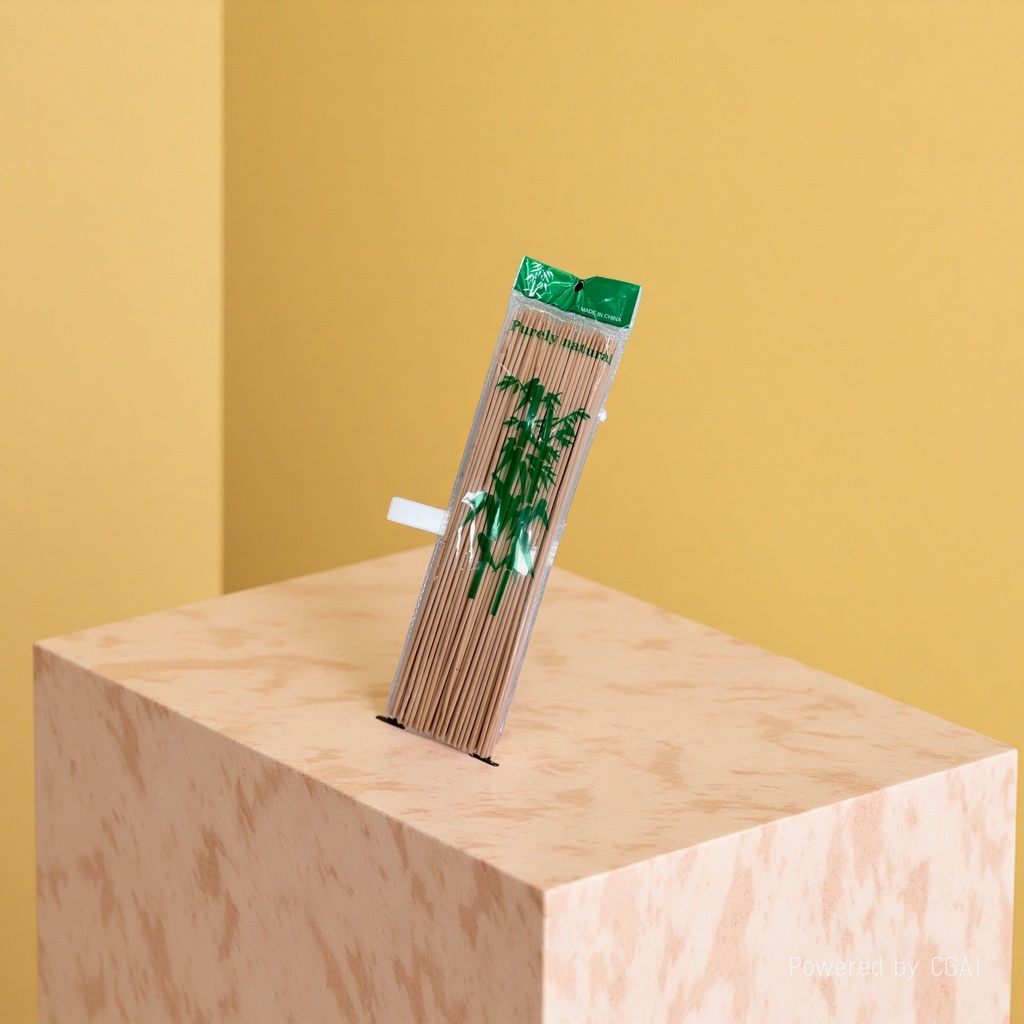 Disposable barbecue skewers, extended bamboo skewers, heat-resistant and durable. Each pack contains 85 skewers Application Scenario