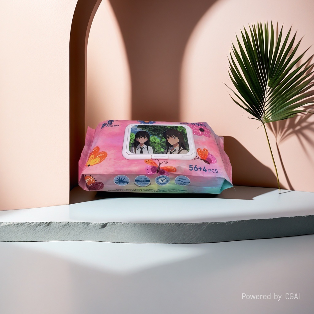 婴儿湿纸巾/酒精湿巾/除油湿巾/湿纸巾/湿巾湿纸巾白底实物图