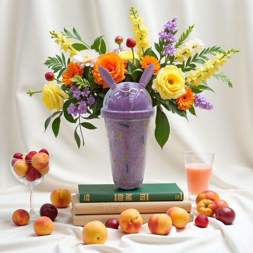 塑料吸管杯冰杯通用款便携防漏杯盖密封盖