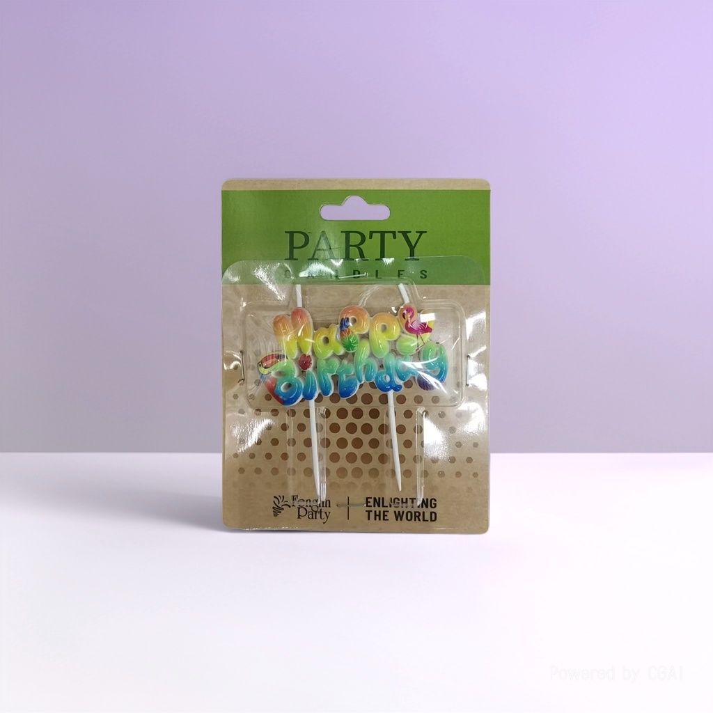 Colorful birthday candles, gradient color candles, cake inserts, birthday digital candles, acrylic party supplies Application Scenario