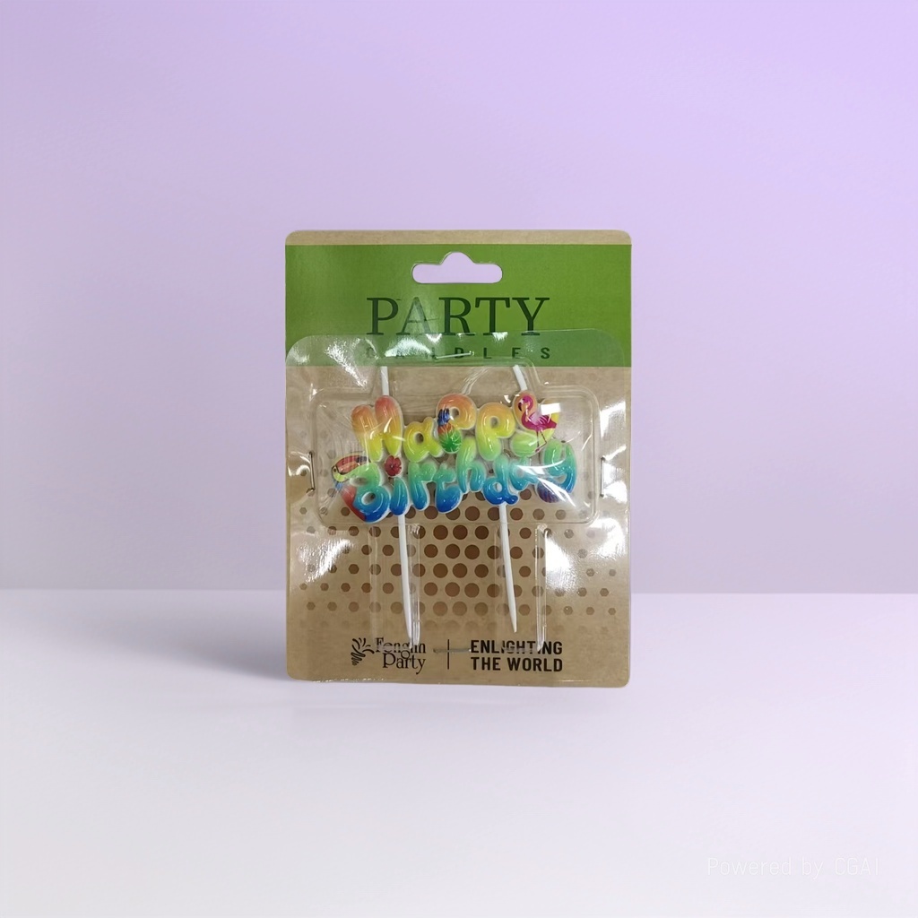 Colorful birthday candles, gradient color candles, cake inserts, birthday digital candles, acrylic party supplies details Picture