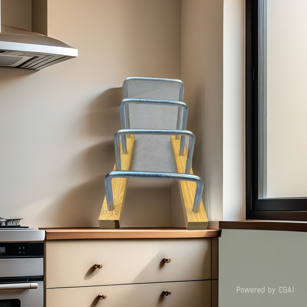 Factory direct sales and wholesale for foreign trade of non-drilling storage and organization racks, kitchenware storage racks, brackets, plate racks and cutting board racks Application Scenario