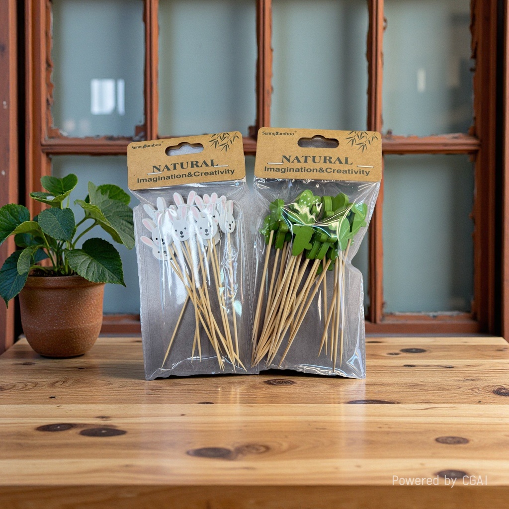 Yiwu Haohuo's new disposable fruit picks, toothpicks, and toothpicks are creative, eco-friendly, odorless, and available for wholesale e-commerce in foreign trade
