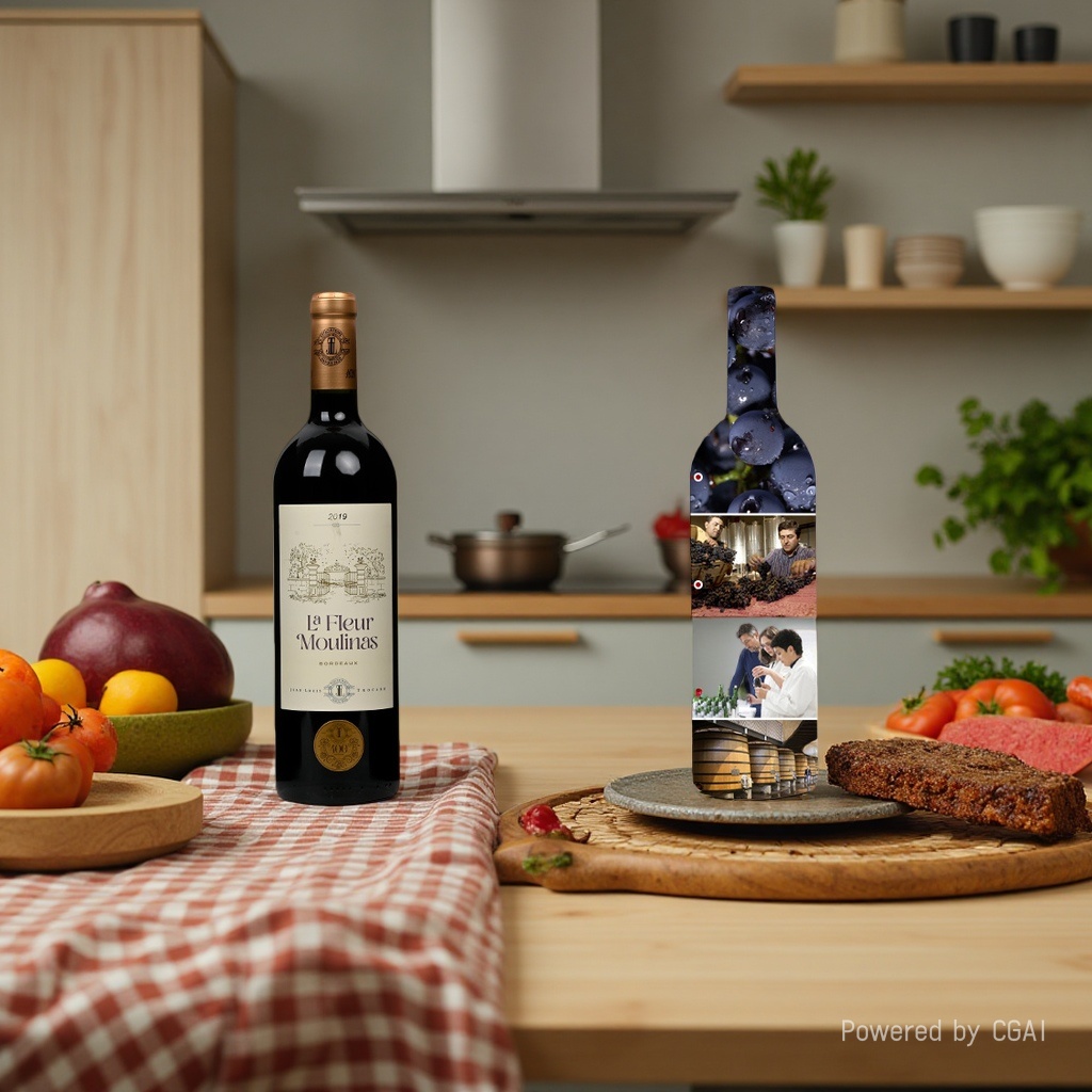 Red wine, dry red wine, 12 degrees, 750ml, rich and mellow, fruit-flavored, suitable for family consumption. 1659, 15293 Application Scenario