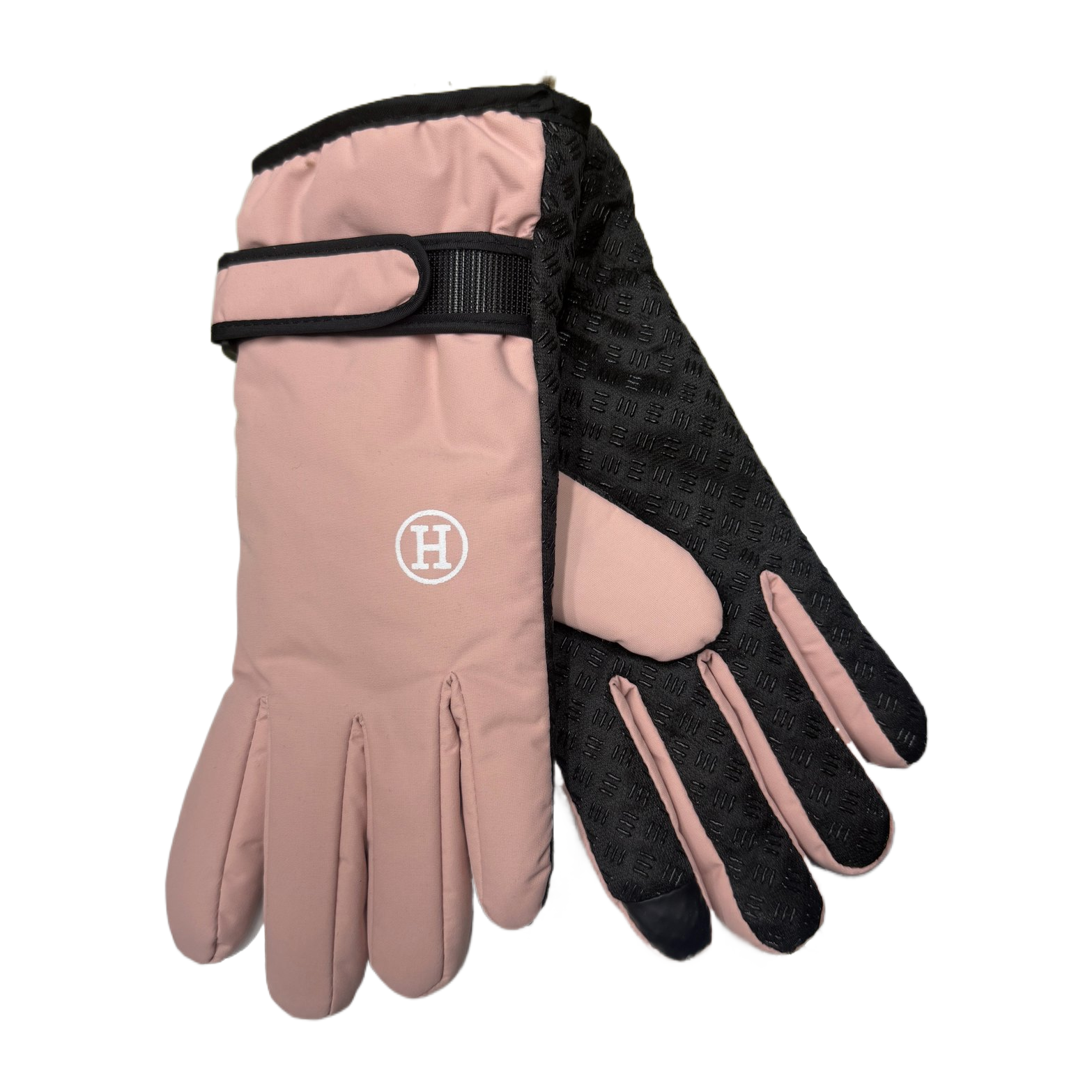 Student cartoon cycling gloves, adult motorcycle rubber warm gloves details Picture