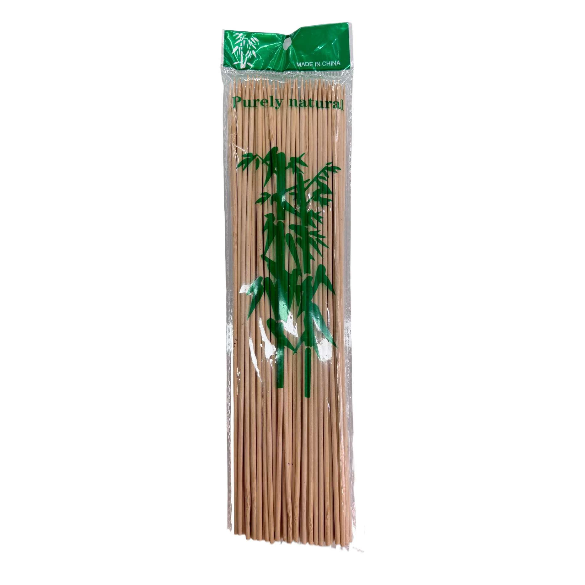 Disposable barbecue skewers, extended bamboo skewers, heat-resistant and durable. Each pack contains 85 skewers Item Picture