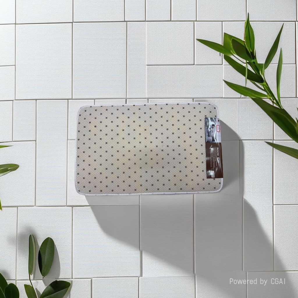 White bathroom combination floor mat set, anti-slip, absorbent, soft, silent, comfortable underfoot toilet mat set, carpet floor mat set Application Scenario