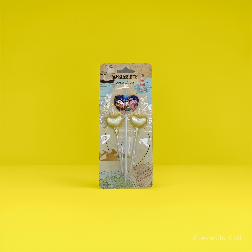 海盗主题爱心生日蜡烛香薰蜡烛氛围感复古派对装饰细节图