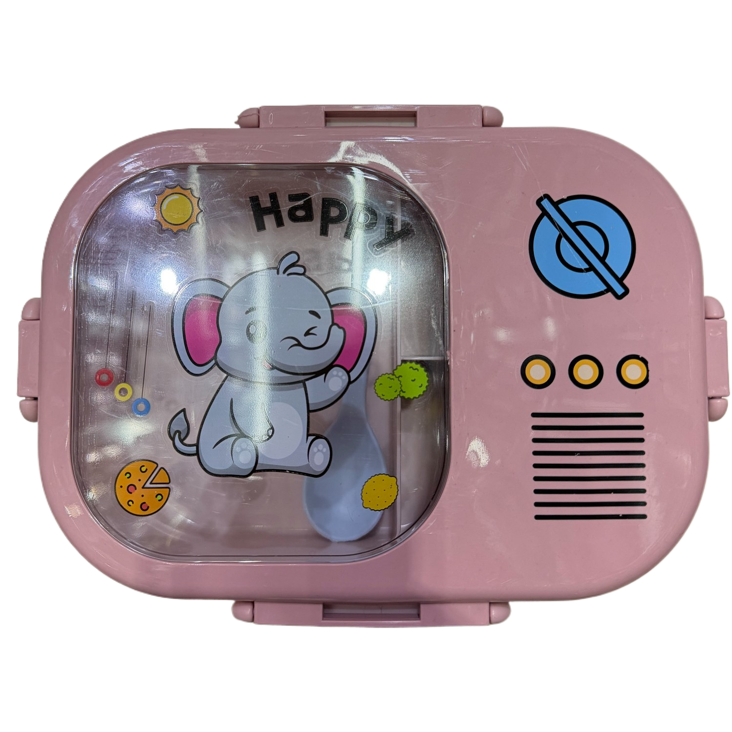 保鲜盒饭盒密封防漏大容量家用厨房收纳盒便当盒儿童饭盒外贸批发跨境电商白底实物图