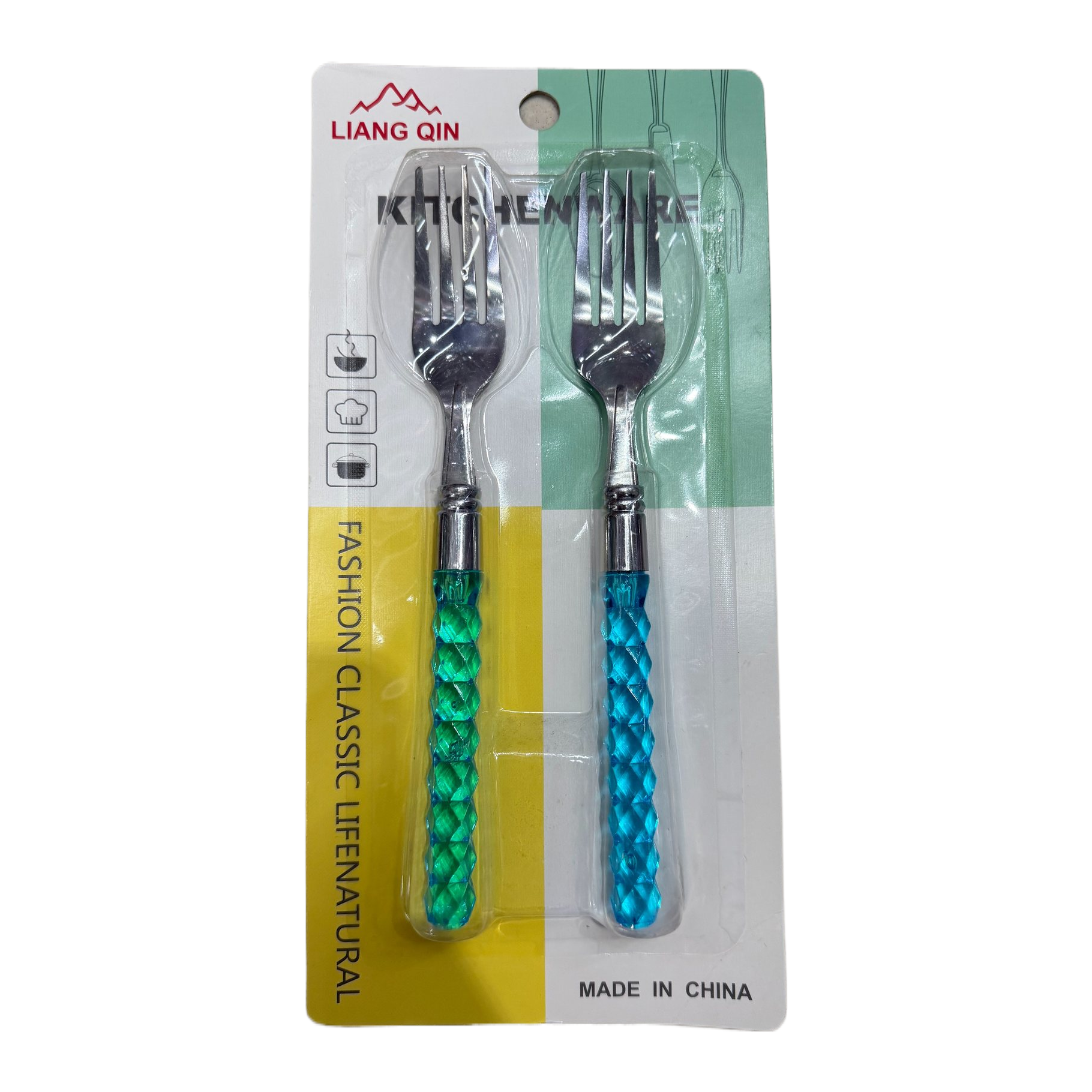 西餐刀叉勺套装不锈钢餐具家用厨房用品叉子勺子日用百货厨房用品白底实物图