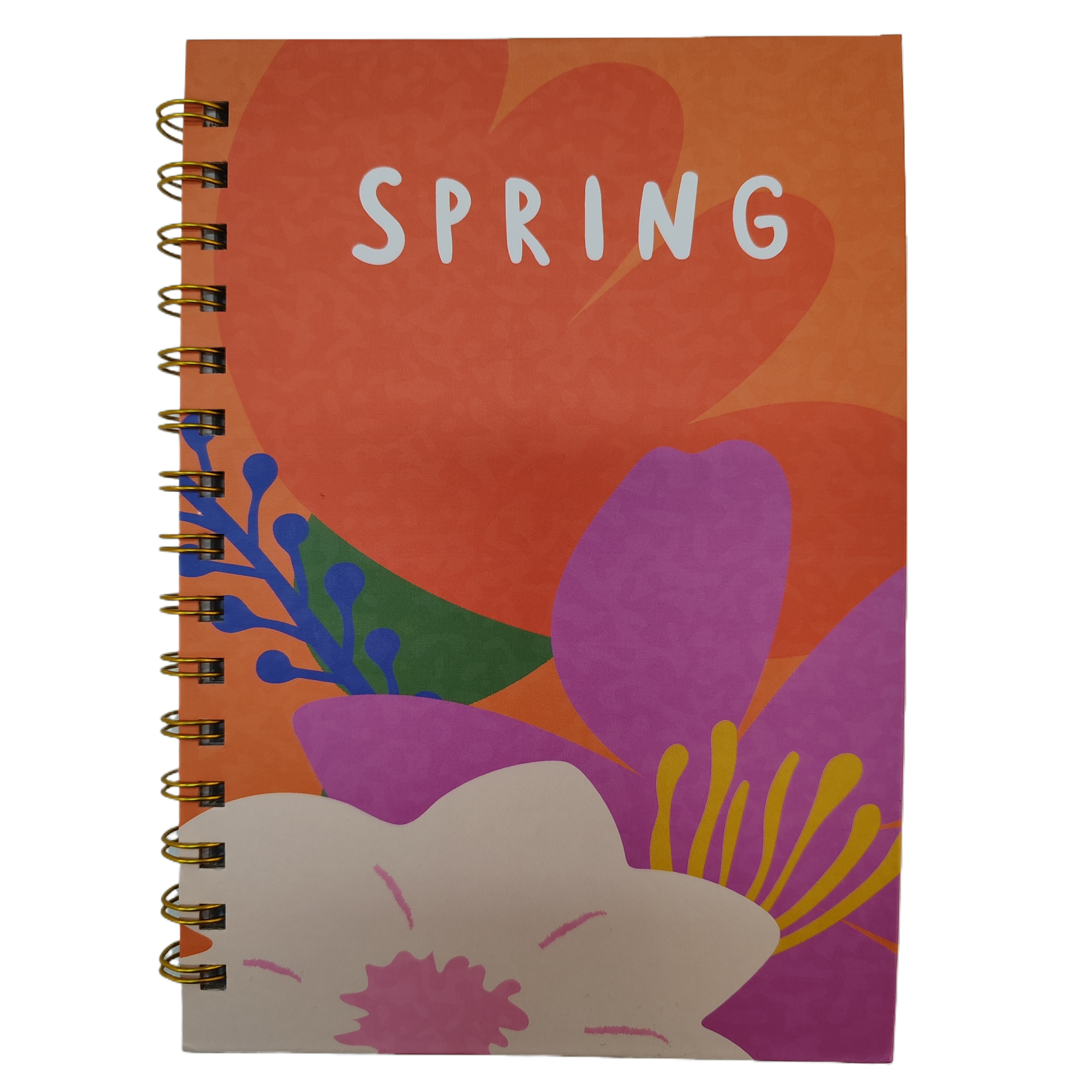 Donghu Paper Products A5 SPRING Series Flower Coil Notebook, high appearance level artistic hand-held notebook, student portable error notebook, Office Notepad Item Picture