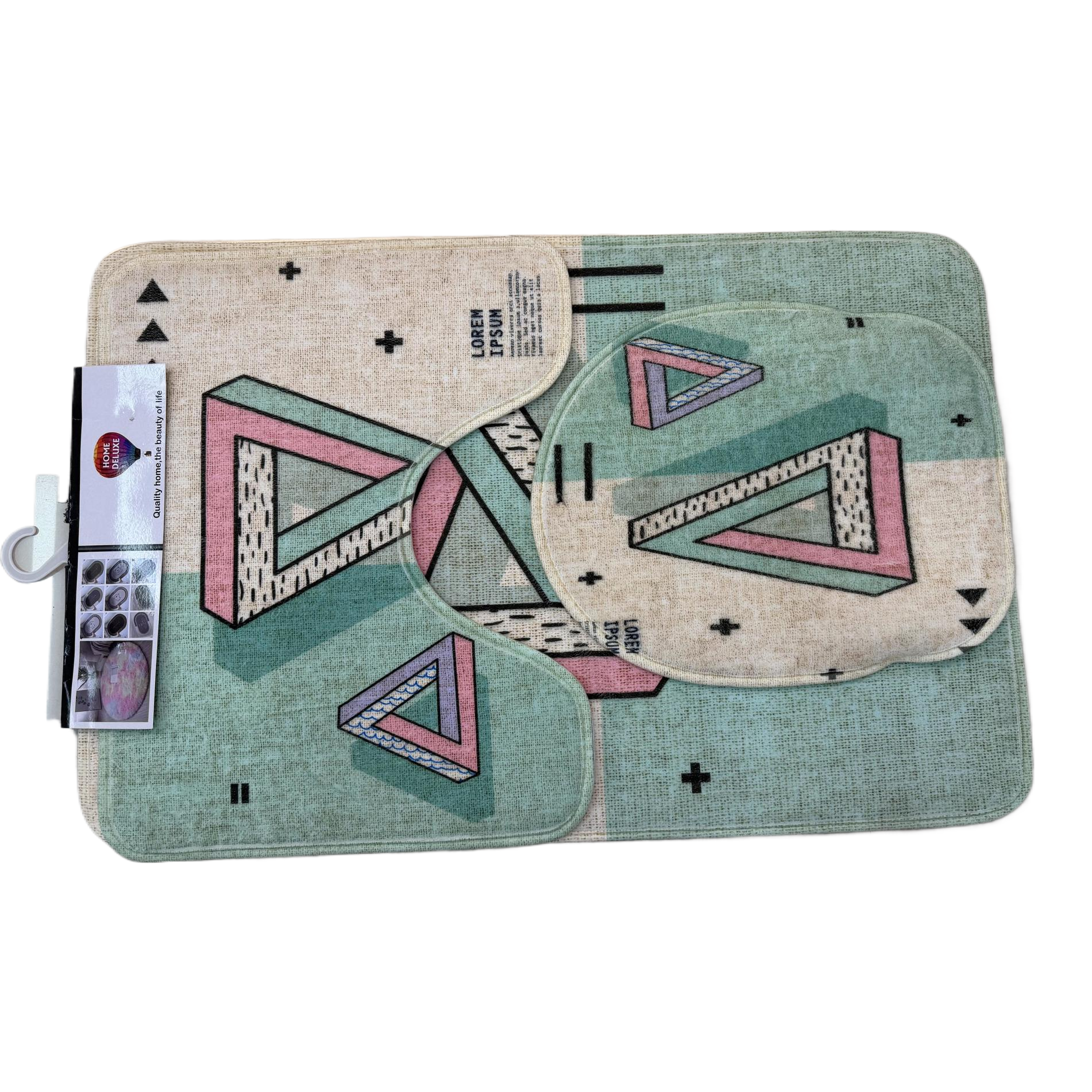 Floor MATS, door MATS, anti-slip living room and bathroom soft MATS, household thickened wear-resistant and silent MATS, carpet sets, cross-border carpet sets for foreign trade 153925158 Item Picture