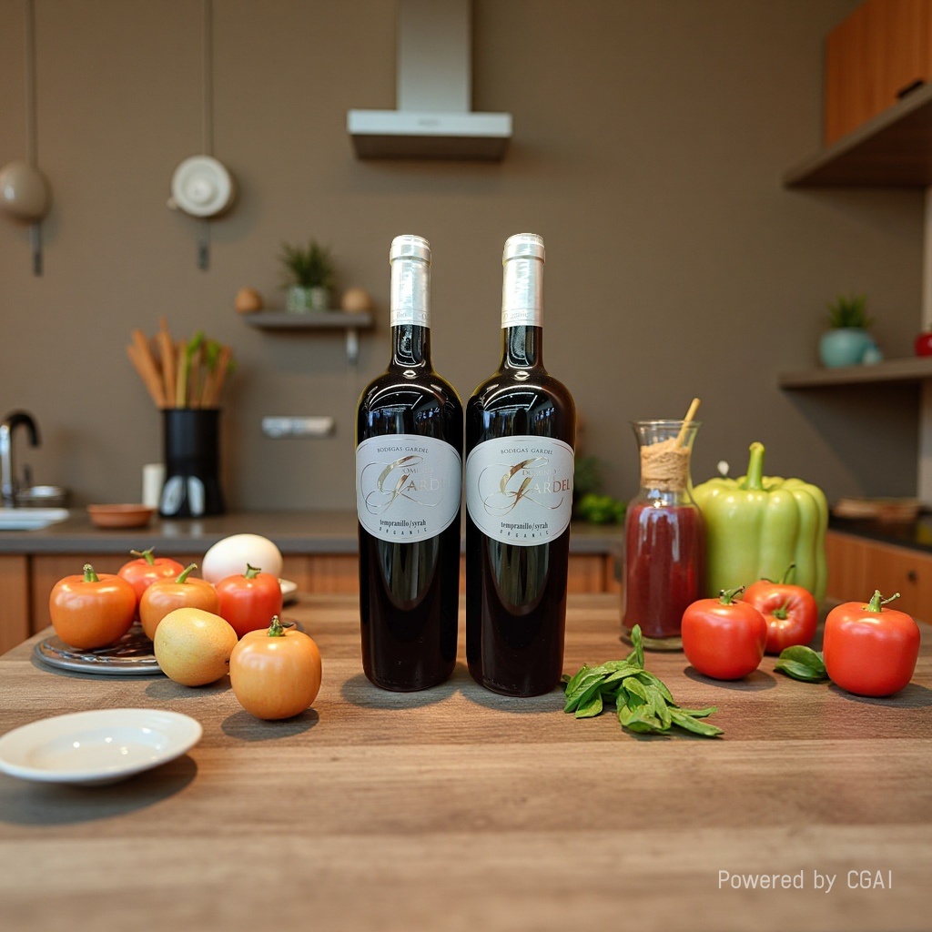 This Tempranillo Syrah blend dry red wine from La Mancha, Spain, features a deep ruby red color with the aroma of red fruits and vanilla. The silky tannins wrap around a long aftertaste. With a 14-degree rich body, it is suitable for personal consumption, sipping, and entertaining guests
