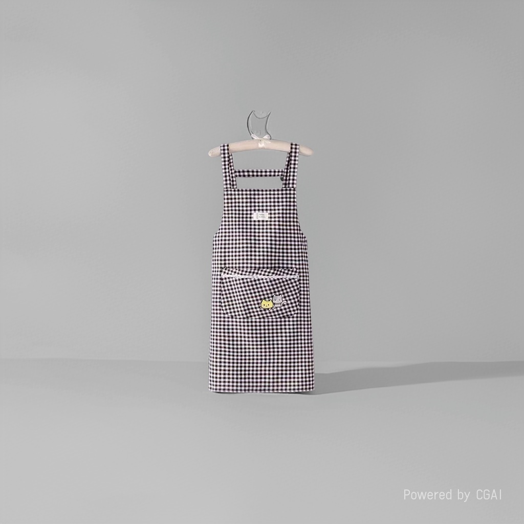 Household apron with wide sleeves, oil-resistant and dirt-resistant, large-sized adjustable apron for home kitchen use Application Scenario