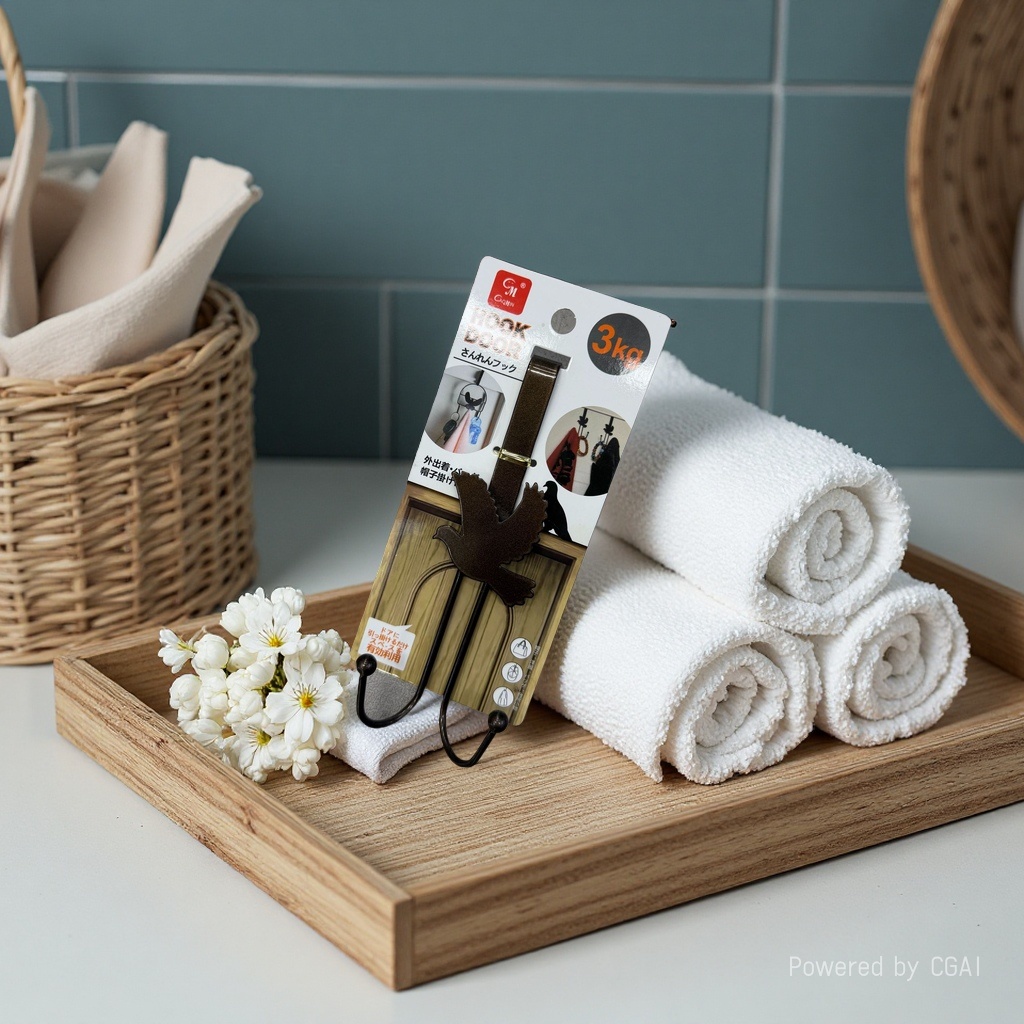 门后挂钩防滑不锈钢多功能挂物架收纳置物架