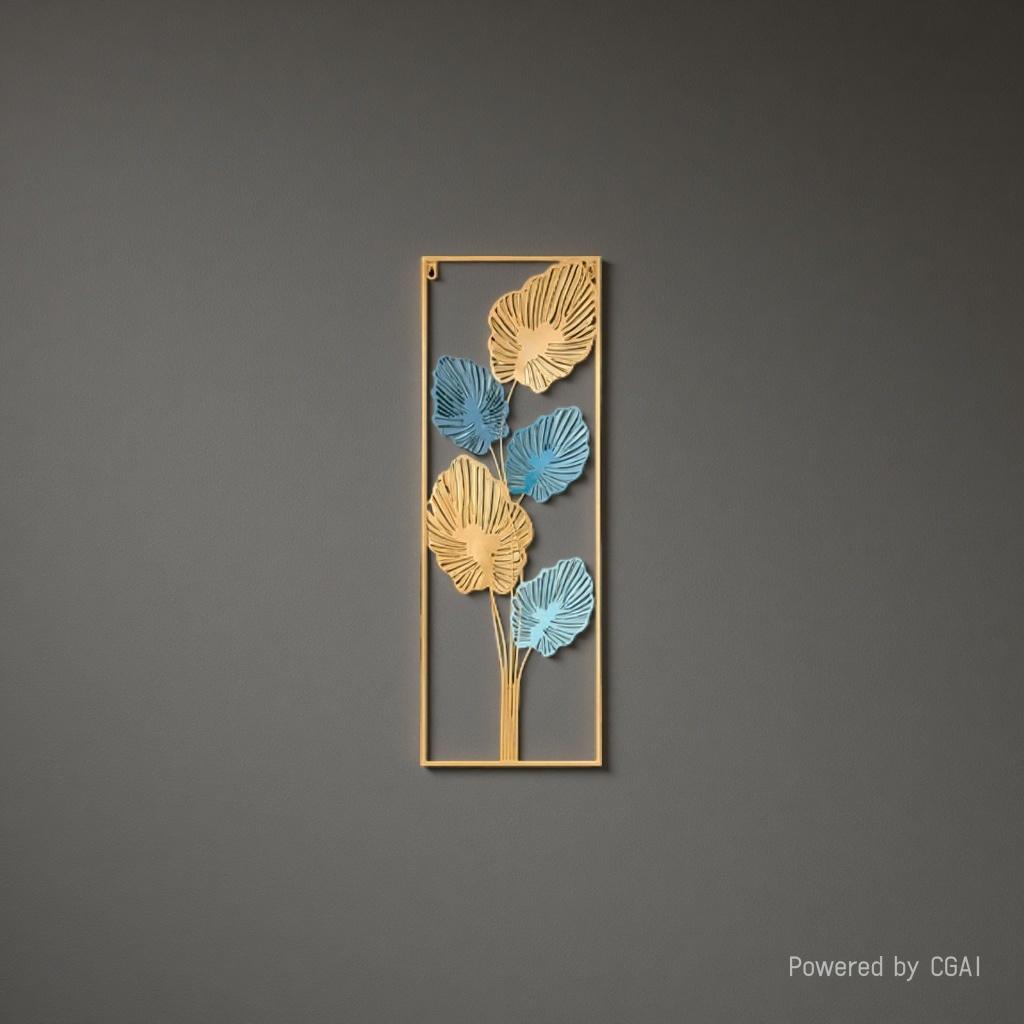 金属工艺品花卉图案花朵摆件装饰品客厅桌面摆设