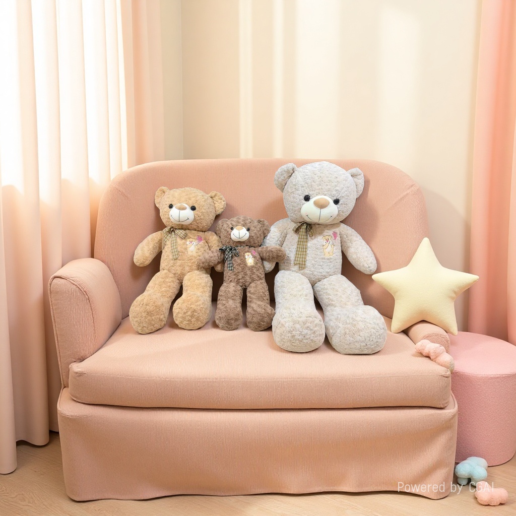 气球宝贝熊毛绒玩具玩偶娃娃可爱柔软居家装饰礼物细节图