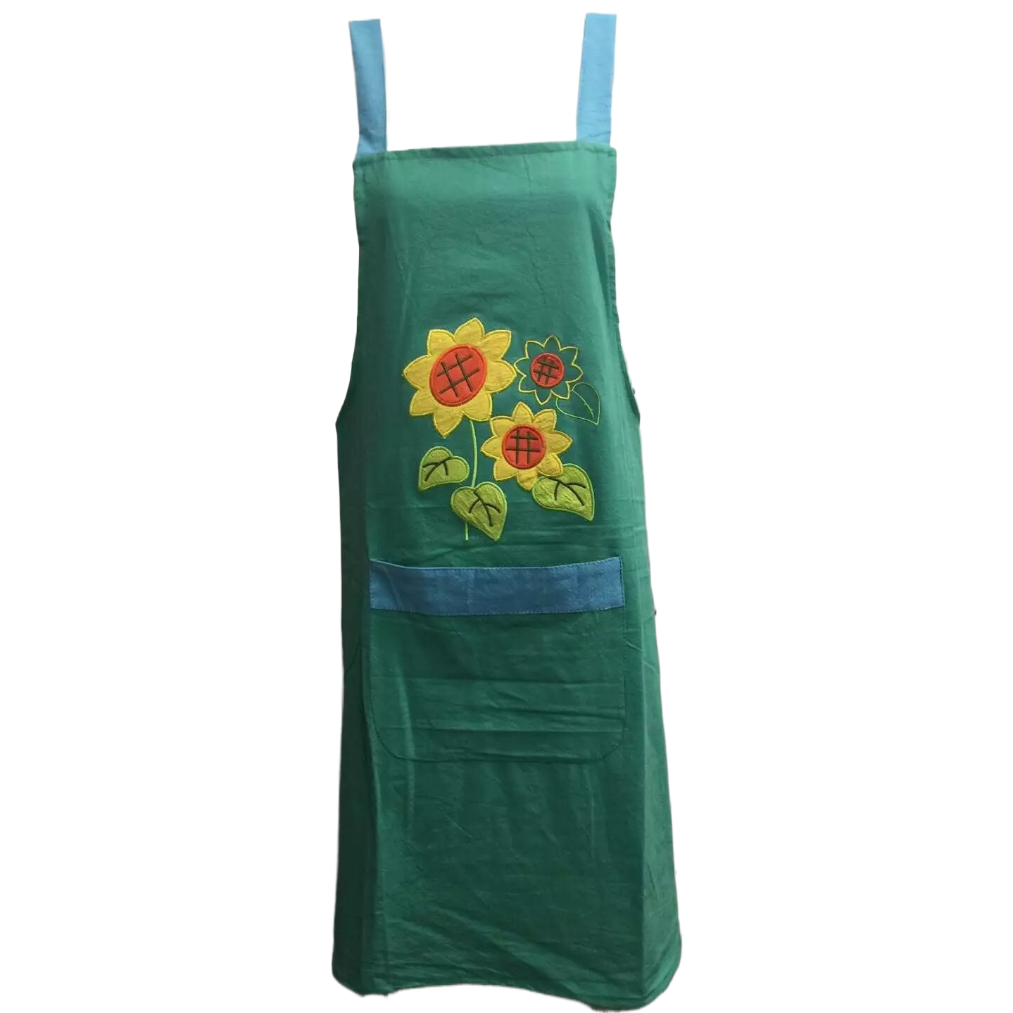 Korean-style embroidered household H-shaped shoulder strap apron, stain-proof and dust-proof, washable large baking corset Item Picture