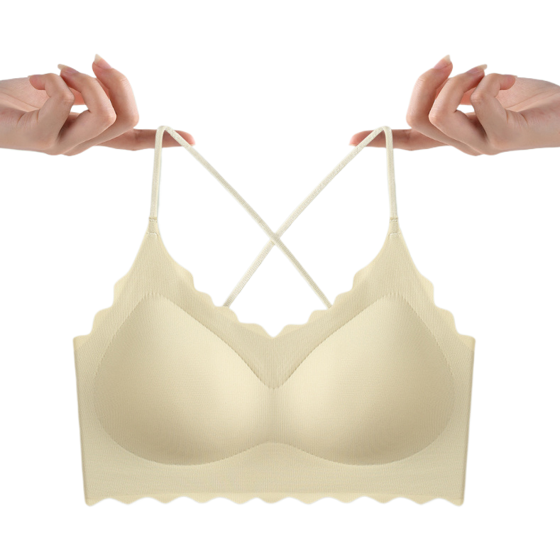 Breathable, comfortable and soft 3D warp and weft checkered breathable backrest underwear