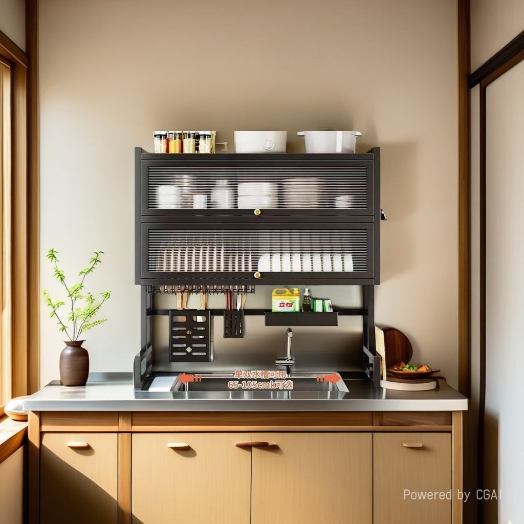 厨房置物架实物图