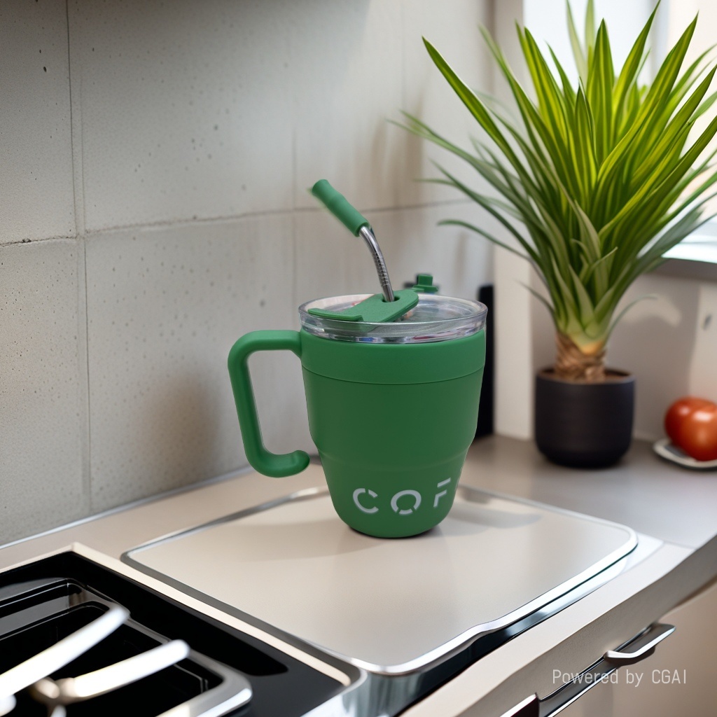 咖啡杯简约时尚办公家用保温杯咖啡杯杯子外贸跨境批发图