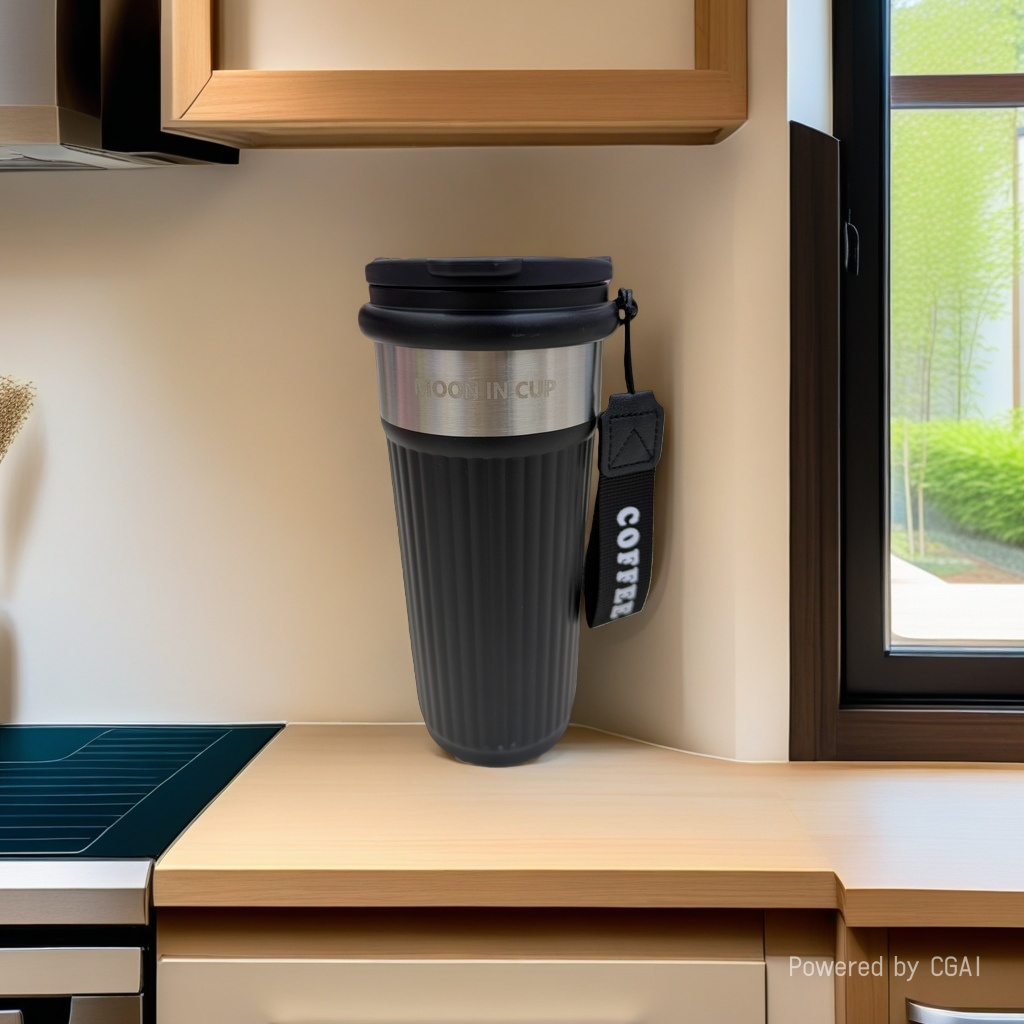This large-capacity stainless steel insulated cup can keep heat for 12 hours with a leak-proof and durable lid Specification image