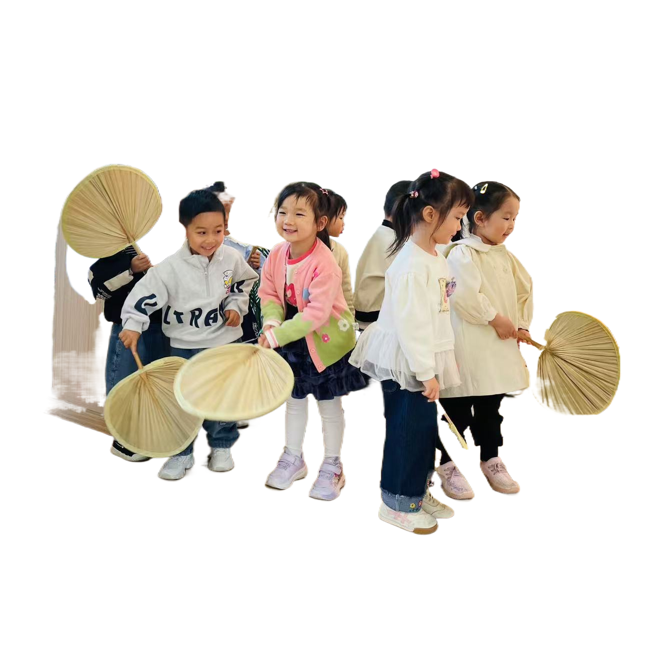 迷你手持扇清凉便携小风扇降温夏日必备白底实物图