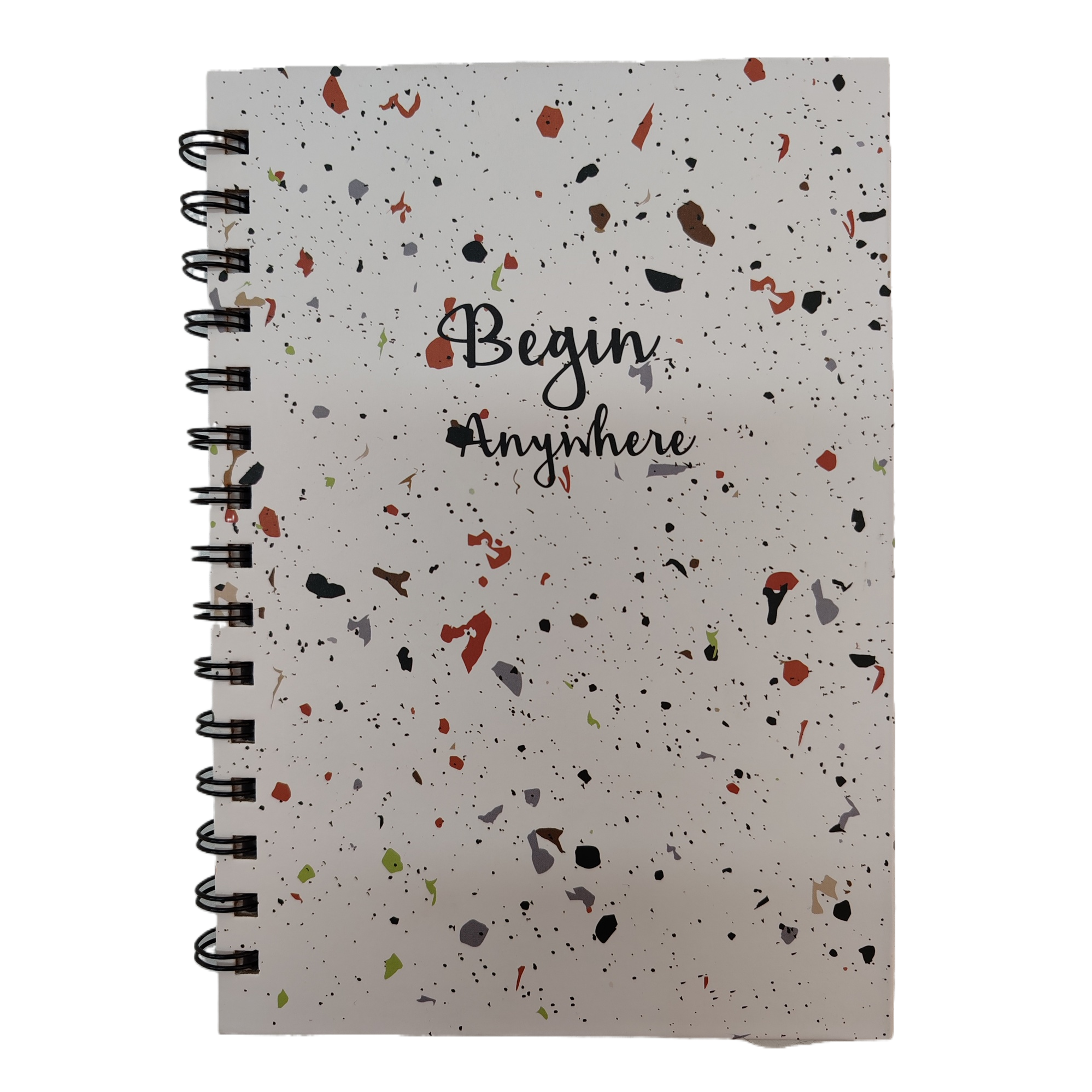 Donghu Paper Products A5 Creative Terrazzo Texture Coil Notebook is a must-have for students with a high level of appearance Item Picture