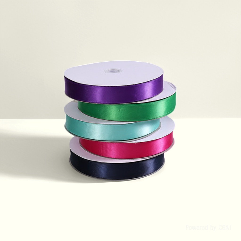 淡金色礼品彩带手抛拉花彩色丝带+丝带卷