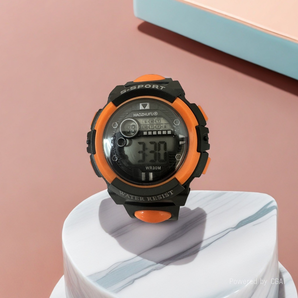 New multi-functional waterproof sports luminous electronic watch manufacturer wholesale student form transparent box 118 details Picture